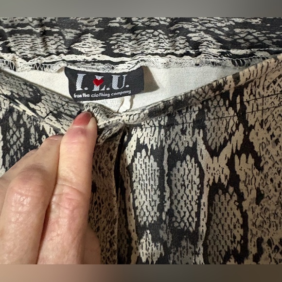 Snake Print Women's Pants - Picture 2 of 4